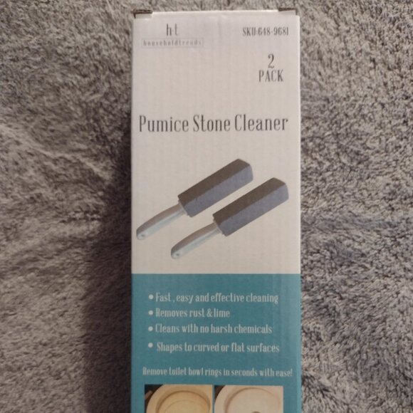 NEW – Household Trends 2 Pack Pumice Stone Cleaner - Picture 1 of 7
